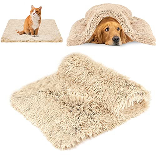 CHMMY Esponjosas Felpa Mantas para Camas para Perros Gatos Colchón Doble Lado Mantas para Mascotas Suave y Linda Cálido Manta Lavable Sofá y Vehículos de Colchón para Gatos y Perros