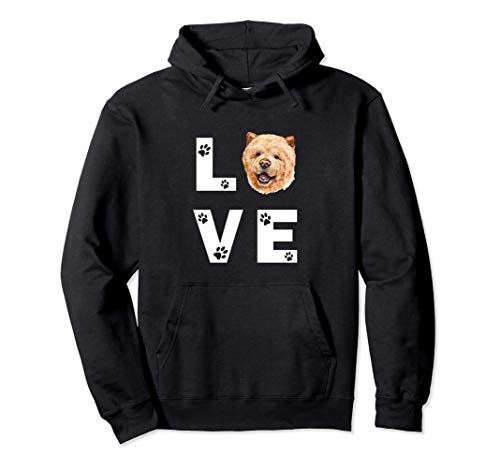 CHOW CHOW Perro Love Regalo Sudadera con Capucha