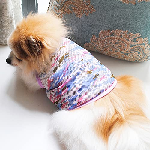 ChYoung Camisa de Perro de Verano Mascota sin Mangas sin Mangas sin Mangas Camiseta Transpirable Camiseta Chihuahua shih tzu Ropa Ropa para un Perro de Raza pequeña