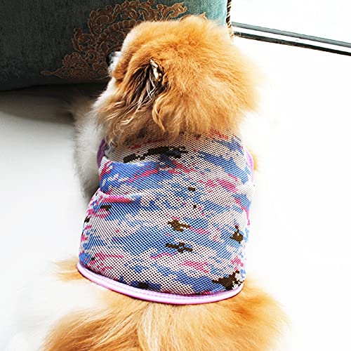 ChYoung Camisa de Perro de Verano Mascota sin Mangas sin Mangas sin Mangas Camiseta Transpirable Camiseta Chihuahua shih tzu Ropa Ropa para un Perro de Raza pequeña