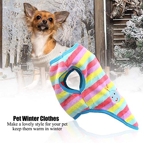 Cikonielf Mascota Perro Ropa de Invierno Caliente Cachorro Gato Jersey Ropa de Punto Mascotas Abrigo de Invierno XS