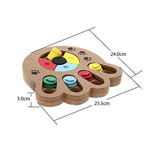 Cisixin Juguete de Inteligencia del Animal Doméstico en Forma de Patas para Perros