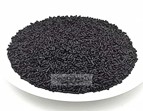 Clean Carbon 24 - Pellets de carbón activo 1,5 mm de diámetro, para tratamiento del agua (1 litro)