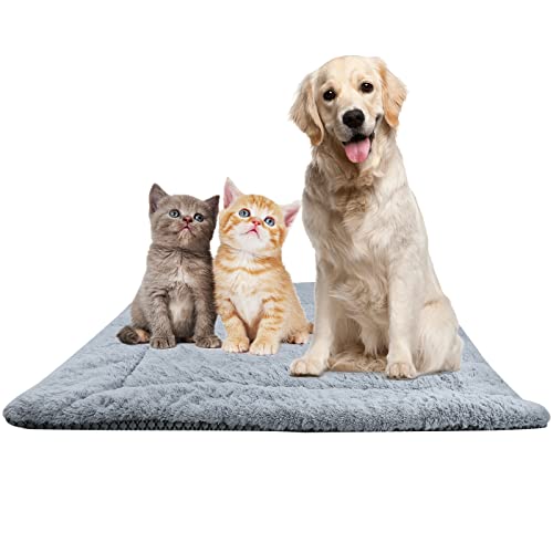 Colchones para Gatos y Perros Ambos Lados Disponibles Manta para Mascotas Cama para Perros Lavable Tamaño Grande/Mediano/pequeño,Accesorios de Colchón para Mascotas para Perros y Gatos M