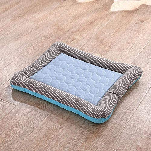 Colchoneta autoenfriante para perros Gatos Cachorro Gatito Almohada de almohada de hielo de verano Material de seda de hielo Facilidad suave y no tóxica para la cama de perro para dormir de verano