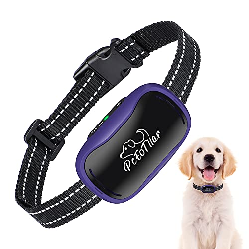 Collar Antiladridos para Perros Pequeños Recargable Antiladridos Perros Collar Sonido y Vibración Efectiva con7 Niveles Sensibilidad Ajustable Adiestramiento Anti Ladrido para Perros Medianos Grandes