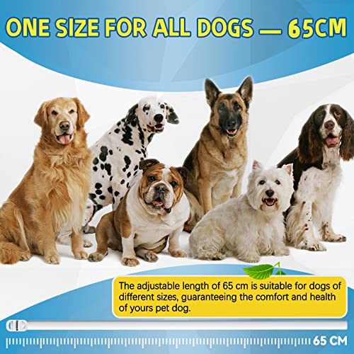 Collar Antipulgas para Perros, Collar Antiparasitario e Impermeable de 65cm para Perros, 12 Meses Eficaz para Repeler Pulgas y Garrapatas Durante, Apto para Perros Pequeños, Medianos y Grandes (1 pcs)