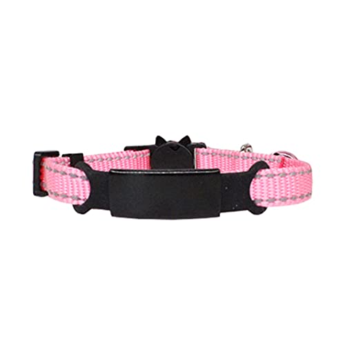 Collar de gato Collar de nylon reflectante personalizado personalizado IDENTIFICACIÓN Grabado gratis gato pequeño perro nylon ajustable for el collar de gatitos de cachorros Garantiza seguridad, comod