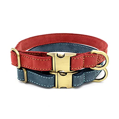 Collar de perro Fashion Cuero Snap Hebilla Seguridad Cuello Perro Perro Mejor Pata Top Pasa Rápida Martingale Cuello Entrenamiento de cuero Cuello Perro Extender Hebilla Collar de perro de cuero