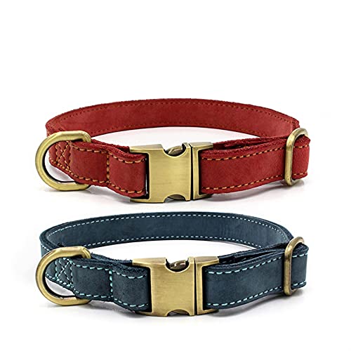 Collar de perro Fashion Cuero Snap Hebilla Seguridad Cuello Perro Perro Mejor Pata Top Pasa Rápida Martingale Cuello Entrenamiento de cuero Cuello Perro Extender Hebilla Collar de perro de cuero