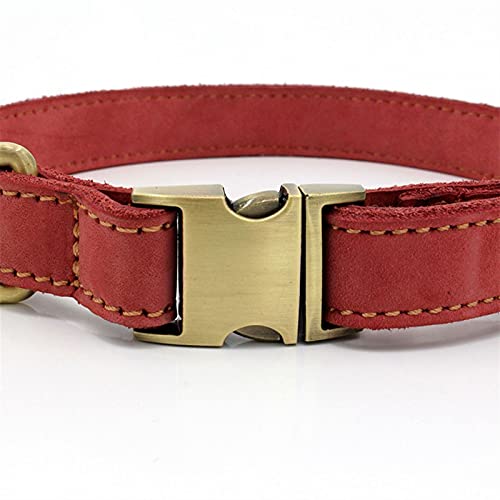 Collar de perro Fashion Cuero Snap Hebilla Seguridad Cuello Perro Perro Mejor Pata Top Pasa Rápida Martingale Cuello Entrenamiento de cuero Cuello Perro Extender Hebilla Collar de perro de cuero