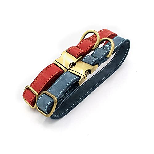 Collar de perro Fashion Cuero Snap Hebilla Seguridad Cuello Perro Perro Mejor Pata Top Pasa Rápida Martingale Cuello Entrenamiento de cuero Cuello Perro Extender Hebilla Collar de perro de cuero