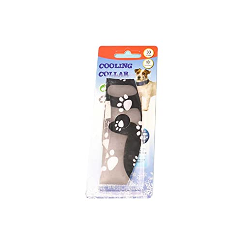 Collar de perro refrescante, gran accesorio para perro, collar de enfriamiento para perros, cuello de bolsa de hielo ajustable para verano, ideal para cachorros, pequeños, medianos y grandes