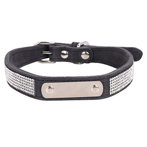 Collar personalizado de animales a medida – Collar para perro o gato bordado ID para animal doméstico Nombre número de teléfono ajustable para pequeños gatos medianos (enviar una cuerda de tracción)