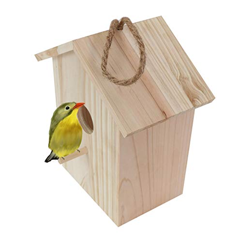 Comedero para pájaros, casita para pájaros con ventosas, jaula para nidos de pájaros para jardín al aire libre, cacatúas, agapornis, loros y pájaros pequeños y medianos ventosa caja nido con ventana