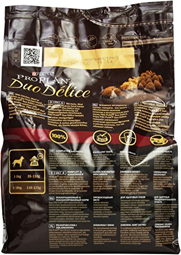 Comida para Perros Pro Plan Dog Duo Delice Small Adult, 1 Unidad (2,5 kg)