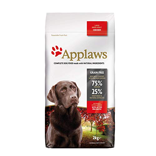 Comida seca de perros de Applaws, pollo, adultos de raza pequeñas y mediana, 2 kg