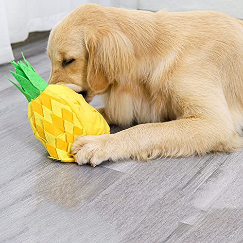 Cooer Pet Suppies Squeaky Tibetan Food Training Toy Piña Fleece Pad Molar Masticando Perro Olfateando Mat