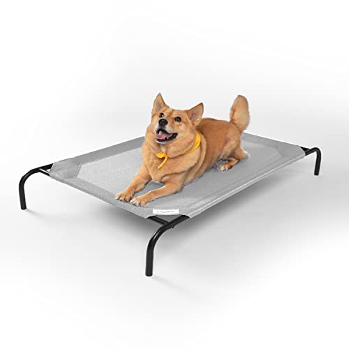 Coolaroo Elevated Pet Bed Large Grey