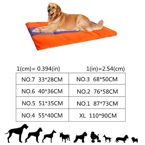 Csheng Almohadilla De Algodón para Mascotas Almohadilla para Perros Nido De Gato Manta para Cachorros Cama Veterinaria Manta Mullida Mantas para Perros Manta para Perros Lavable 20.08 * 17.78inch