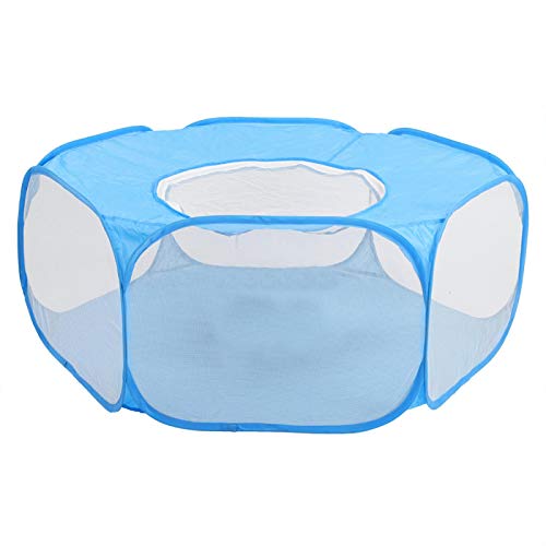 Cuque Venta Loca Valla para Mascotas, Tienda de Jaula para Mascotas, Interior para Perros, Gatos(Sky Blue)