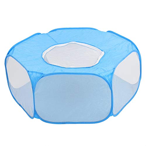 Cuque Venta Loca Valla para Mascotas, Tienda de Jaula para Mascotas, Interior para Perros, Gatos(Sky Blue)