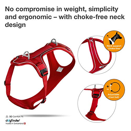 Curli Belka Comfort Harness Red S