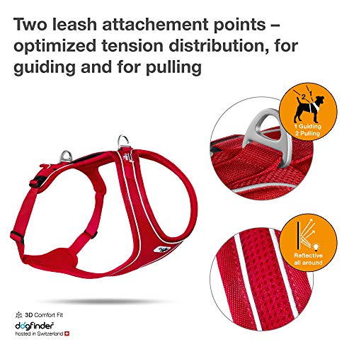 Curli Belka Comfort Harness Red S