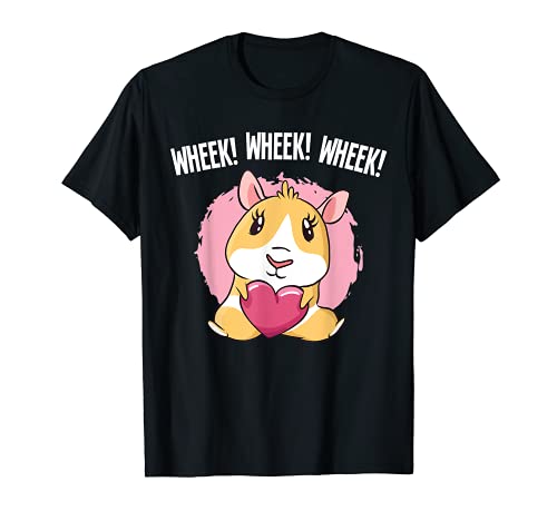 Cuyos Cobayas Guinea Pig Wheek Wheek Camiseta