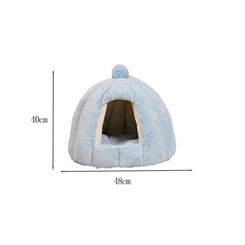 Cxssxling Tienda para Mascotas semicerrada Cueva Cama Suave Tienda para Gatos Cama para Gatos Casa Interior al Aire Libre Perrera para Perros pequeños Camas para Mascotas Nido para Mascotas