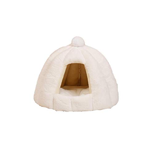 Cxssxling Tienda para Mascotas semicerrada Cueva Cama Suave Tienda para Gatos Cama para Gatos Casa Interior al Aire Libre Perrera para Perros pequeños Camas para Mascotas Nido para Mascotas