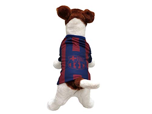 CYPBRANDS FC Barcelona SH-01S-BC Camiseta para Perro, Talla S