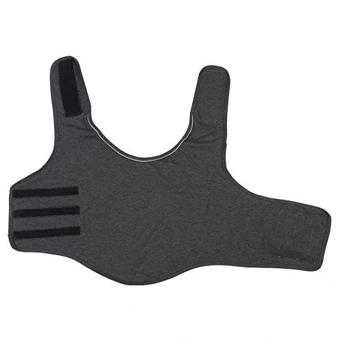 Dark Grey Pet Dog ThunderShirt Chaqueta Anti-ansiedad Camisa Alivio del estrés Mantenga la Calma Ropa para Perros, Gris, L