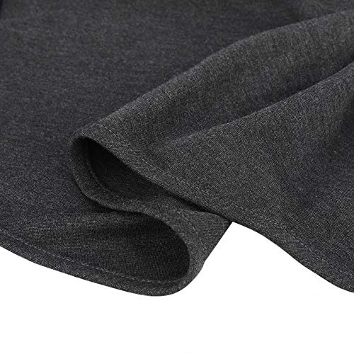 Dark Grey Pet Dog ThunderShirt Chaqueta Anti-ansiedad Camisa Alivio del estrés Mantenga la Calma Ropa para Perros, Gris, L