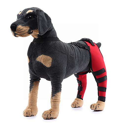 De Soporte De La Pierna Trasera Doble Del Perro,Llaves De Soporte Para Las Piernas Traseras Pershead De La Rodilla Para Perros Para La Pierna Trasera De La ACL Desga Red-XS