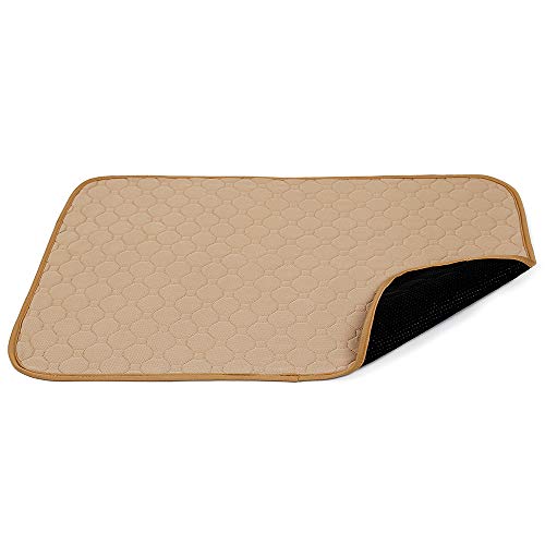 Decdeal Almohadillas para Orina para Perros Absorbentes Impermeables Esteras de Entrenamiento para Mascotas Pañales Reutilizables Lavables para Gatos Cachorros Conejos (S 23 * 33cm)