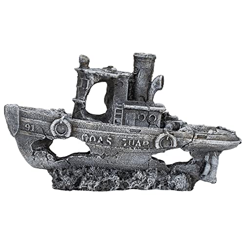 Decoración Del Acuario Adornos Acuario Decoracion Pecera 23 * 9 Cm Personalidad Creativa Que Imita Objetos Submarinos Hundidos, Barcos Pequeños, Modelado De Jardines De Rocas Y Acuarios Decorativos, A