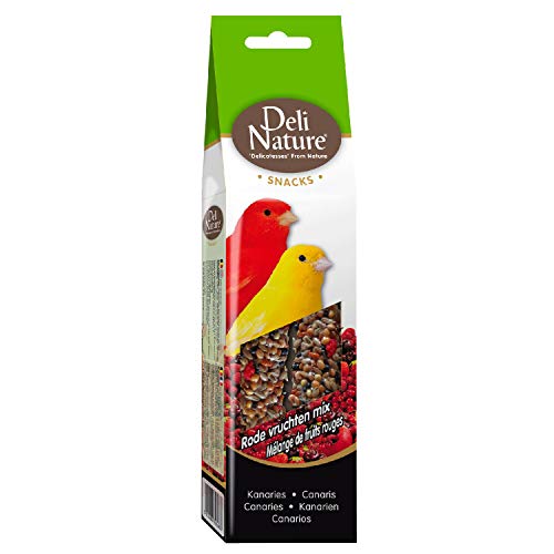 DELINATURE Barritas Mezcla de Frutos Rojos para Canario