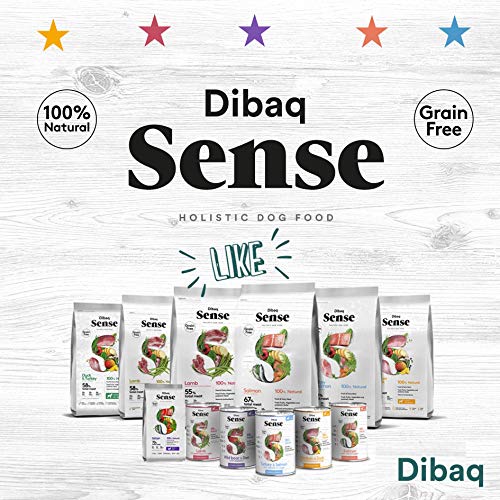 Dibaq Sense Grain Free Pato y Pavo. 2 Kg. Alimento 100% Natural para Perros Mayores de 7 años o Tendencia al sobrepeso.