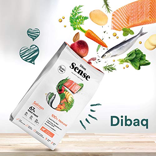 Dibaq Sense Grain Free Pato y Pavo. 2 Kg. Alimento 100% Natural para Perros Mayores de 7 años o Tendencia al sobrepeso.