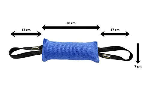 Dingo Gear - Remolcador de Nailon para Entrenamiento de Perros K9 IGP IPO Schutzhund Blind Search Drive Fetch Reward, Hecho a Mano de Material francés