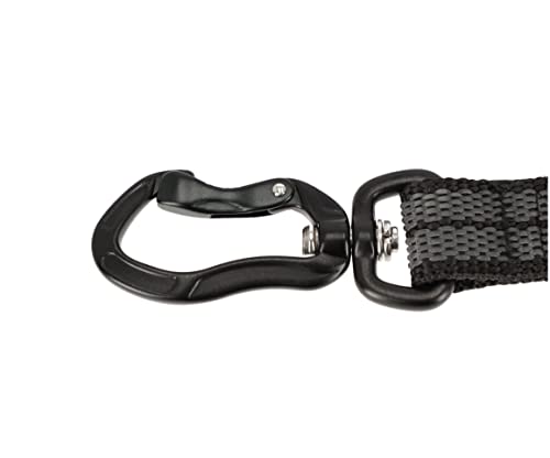 Dingo Gear S03741 - Correa para perros ultraligera con dos asas de mosquetón de aluminio, 2 cm de ancho y 200 cm de largo