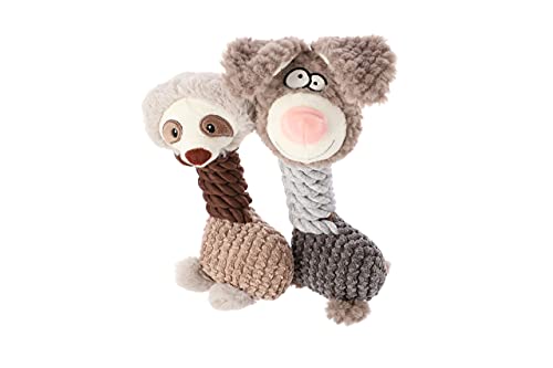 Dingo Lemur 16999 - Juguete de peluche para perro, 21 cm, con sonido integrado para jugar con el perro, juguete de chirrido para el perro