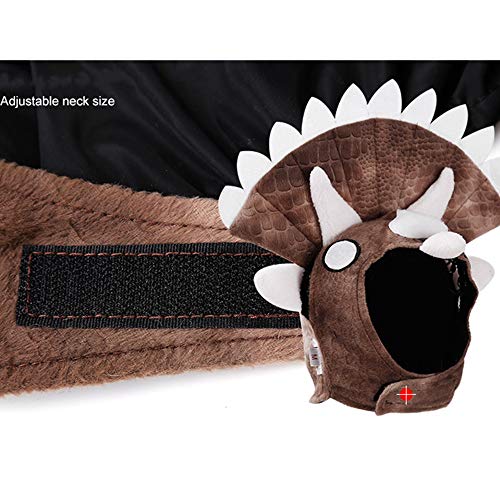 Disfraces de Mascotas para Gatos/Perros Disfraz de Sombrero de Perro de Halloween Ropa de Mascota de Halloween Accesorios de Disfraces de Mascotas Lindos Disfraz de Perro de Triceratops Sombrero de