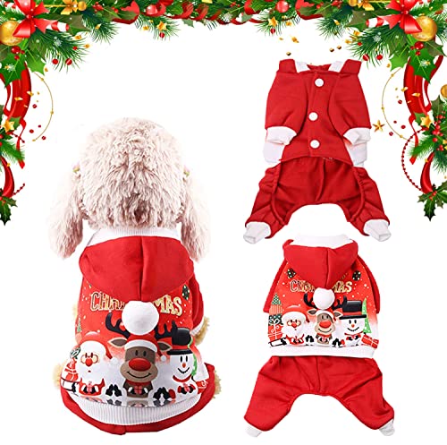 Disfraz de Navidad para Mascotas, Navidad Ropa para Mascotas, Disfraz de Navidad para Perros, Ropa navideña para Perro, Disfraz de Mascota de Navidad, para la Fiesta de Navidad de Mascotas