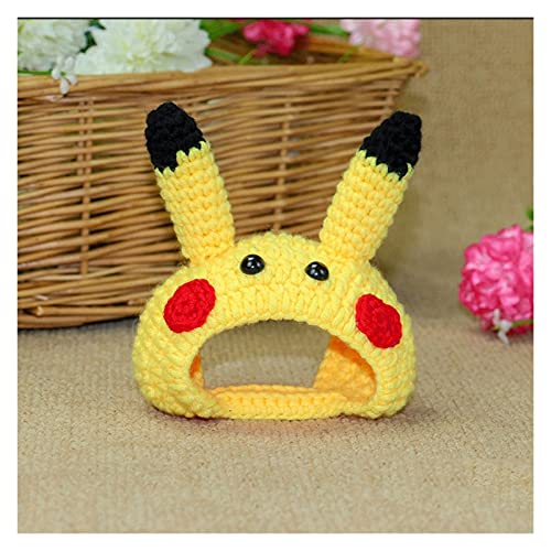 Disfraz de perro Casquillo del verano del animal doméstico del gato del sombrero Pikachu Sombrero Sombrero perro pequeño sombrero del ocio Protección Bloqueador solar Gorra visera sombrero al aire lib