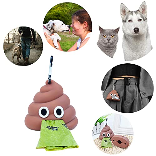 Dispensador Para Bolsas De Residuos Para Caca De Perro Bolsas De Compost Para Perros Bolsa De Basura De Caca Dispensador Bolsa De Caca De Perro Bolsa Inodoro Exterior Para Cualquier Correa Bolsa Caca