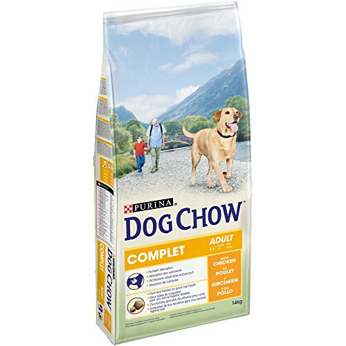 Dog Chow Perro Completo Pienso con Pollo para Perro Adulto 14 kg