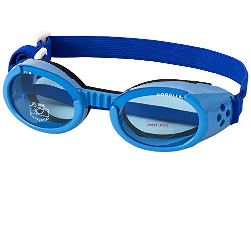 Doggles Googles para Perro ORIGINALZ Gafas Sol Armazón Azul/Blue Lens Grandes