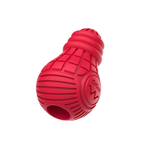 Doggstore GiGwi - Juguete para perros – Juguete para masticar, pelota de alimentación, pelota para perros, Bulb (M)